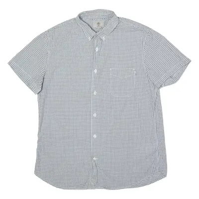 TIMBERLAND Slim Fit Mens Shirt Blue Check L