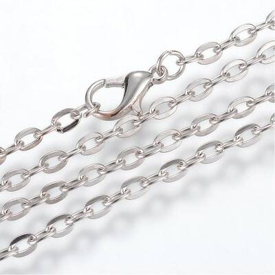 Iron Cable Chains Necklace Making