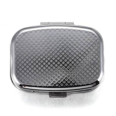 2 Compartmennts Iron Pill Box