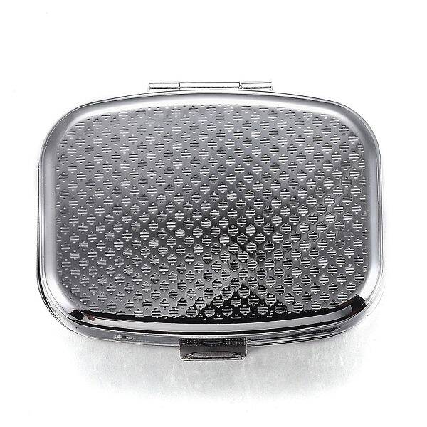 2 Compartmennts Iron Pill Box