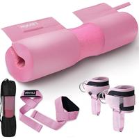Barbell Squat Pad Set Nylon Padding AntiSlip- Thick  Barbell Pad for Squats Cushion,Lunges&Bar Padding for  Thrusts -Standard...