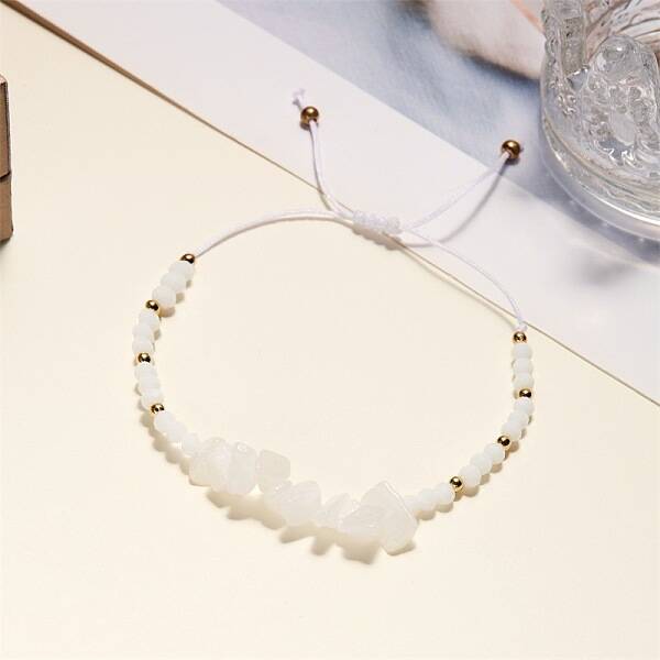 Natural Gemstones Adjustable Bracelets