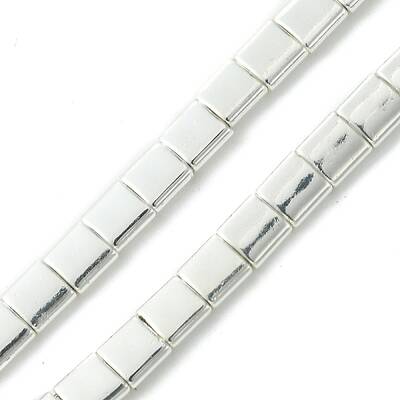Electroplated Synthetic Non-Magnetic Hematite Beads Strands