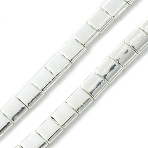 Electroplated Synthetic Non-Magnetic Hematite Beads Strands