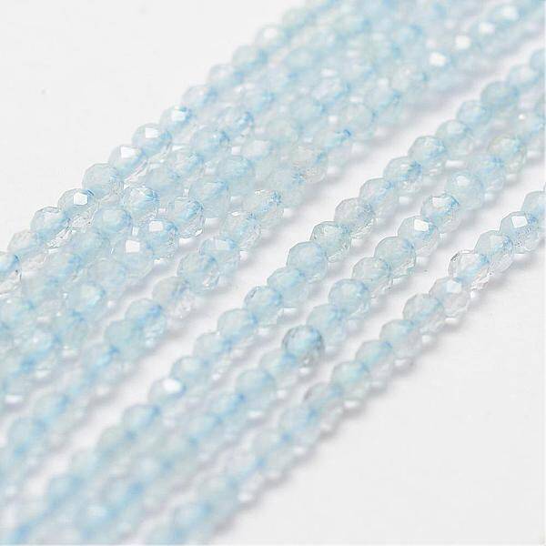Natural Aquamarine Bead Strands