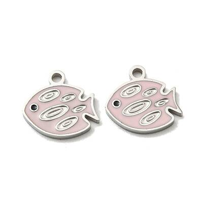 304 Stainless Steel Enamel Charms