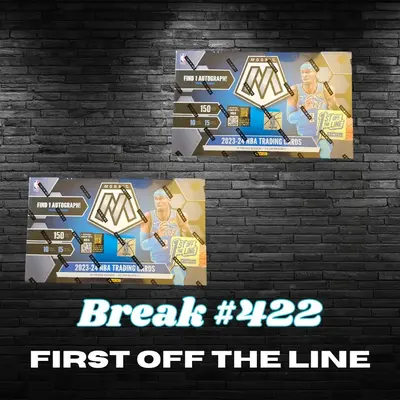 Panini NBA (x2) First Off The Line Mosaic 2023 Hobby Break #422