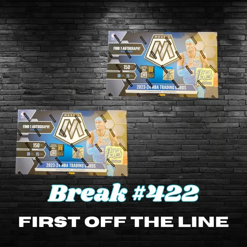 Panini NBA (x2) First Off The Line Mosaic 2023 Hobby Break #422