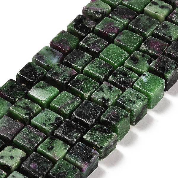 Natural Ruby in Zoisite Beads Strands