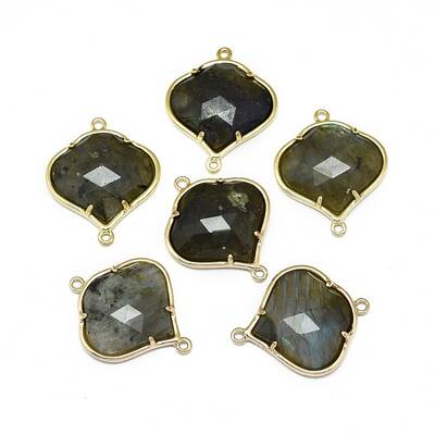 Natural Labradorite Links connectors