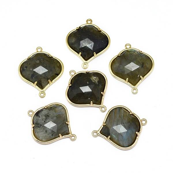 Natural Labradorite Links connectors