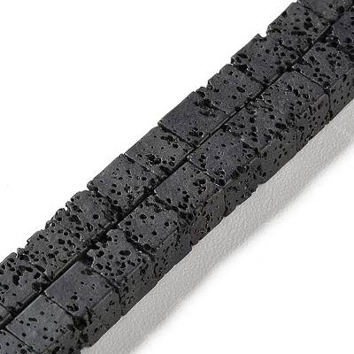 Synthetic Lava Rock Dyed Beads Strands