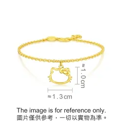 'Hello Kitty' 999.9 Gold Bracelet