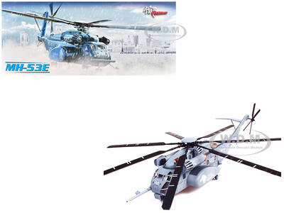 Sikorsky MH-53E Sea Dragon Helicopter United States Navy Black Stallions Tail Number 40 Light Gray 1/72 Diecast Model by Panz...