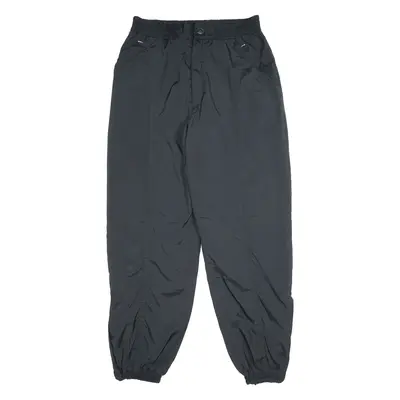 Mens Track Pants Black Tapered L W30 L31