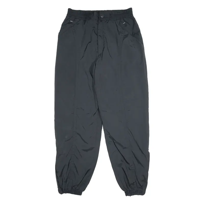 Mens Track Pants Black Tapered L W30 L31