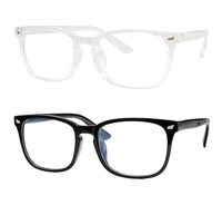 Anti-Blu-ray Glass for Computer Gaming/ TV / Phones, glasses for Office work/ Daily wear/ Social Gathering, Lightweight Eye g...
