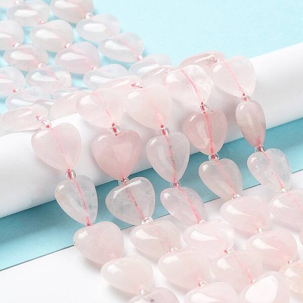 Natural Rose Quartz Beads Strands