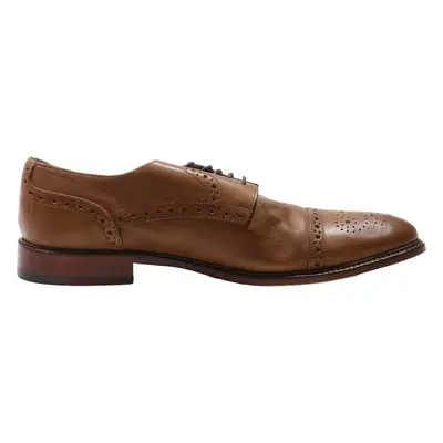 JOSEPH ABBOUD Brogue Shoes Brown Leather Mens UK 11