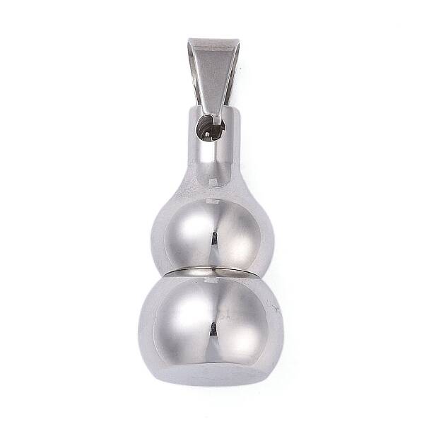 Non-Tarnish Openable 304 Stainless Steel Urn Ashes Pendants