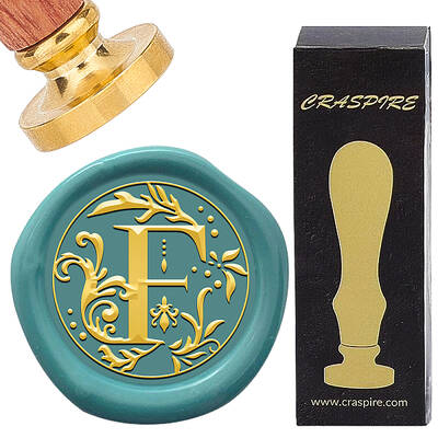 Brass Wax Seal Stamps with Wood Handle