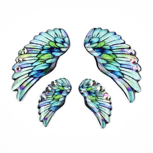 Epoxy Resin Wing Pendants