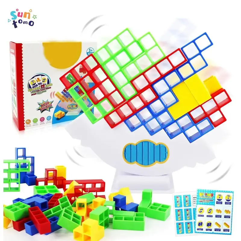 Suntomo Balance Board Games, Balancing Games, for Kids, Adults, Friends, Team, Classroom, Family and Parties, for Family Game...