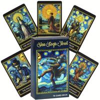 Van Gogh Tarot Card Game, 1 Box Art Tarot Card Game, Divination Tool for Teenager & Adults, Party Game, Fun Game Toy for Teen...