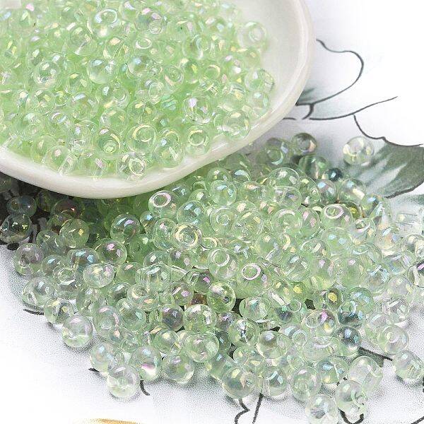 6/0 Inside Colours Glass Seed Beads