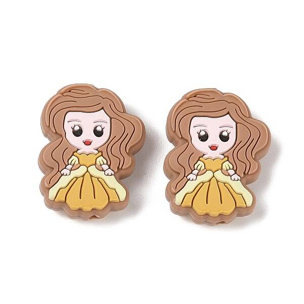 Princess Food Grade Silicone Focal Beads