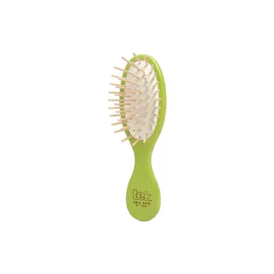 Tek Small Oval Handbag Brush, Lime