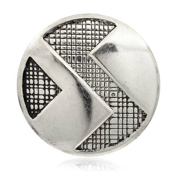 Flat Round Iron Pendants