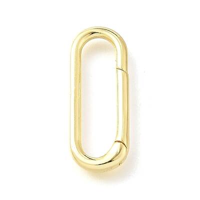 Brass Spring Gate Rings