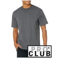 Pro Club Men's Small To 5XL Tall Heavyweight Cotton Short Sleeve T-Shirt - Classic Crewneck Style - Menswear, Top Casual Orig...