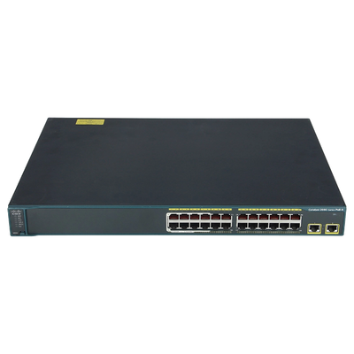 WS-C2960-24LT-L-B2 Cisco Catalyst 2960 Series 2960-24L 16 x RJ-45 Ports 10/100Base-TX + 8 x FE RJ-45 PoE+ Ports + 2 x GE RJ-4...