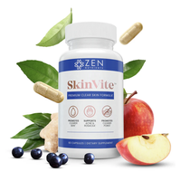 SkinVite® Acne, Eczema, Psoriasis, & Rosacea Treatment for Face - Clear Skin Probiotics & Hormonal Acne Supplements Skincare
