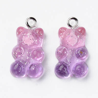 Transparent Resin Pendants