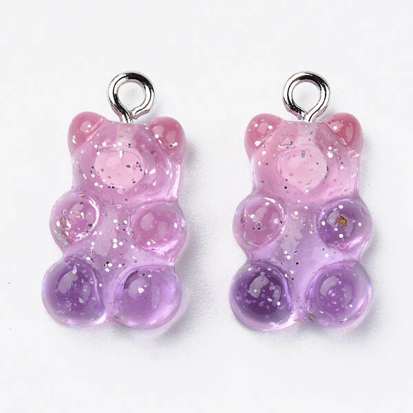 Transparent Resin Pendants