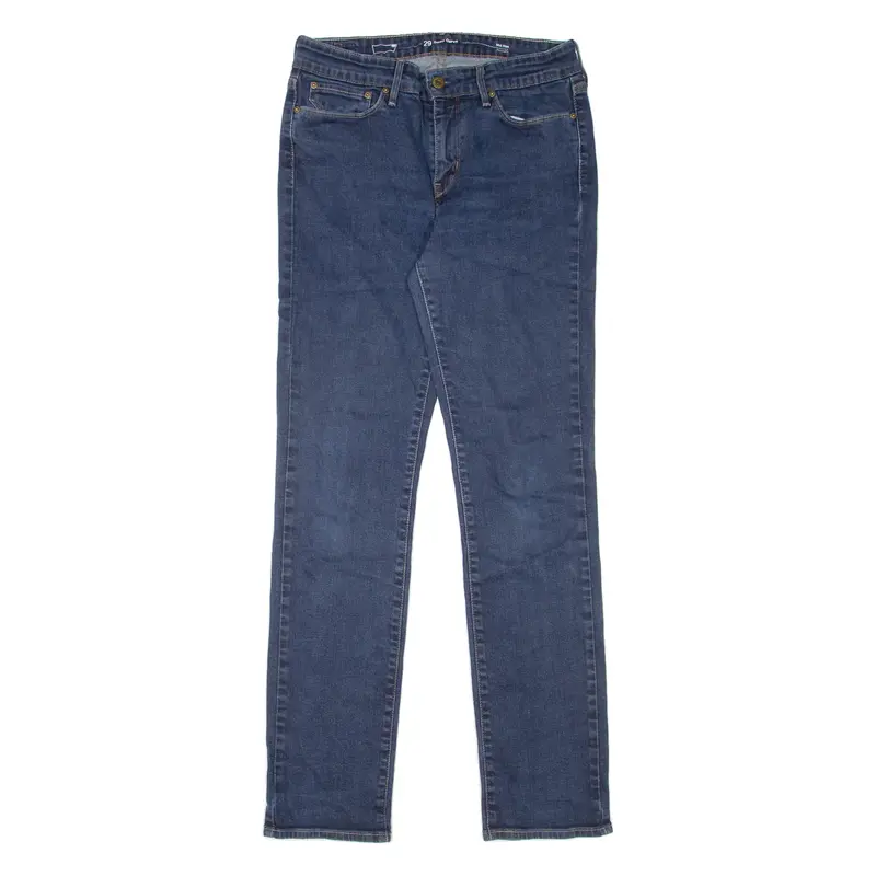 LEVI'S Mid Rise Womens Jeans Blue Regular Straight W29 L30