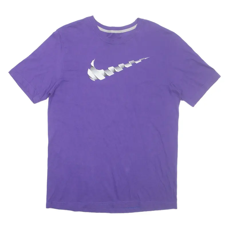 NIKE Mens T-Shirt Purple L