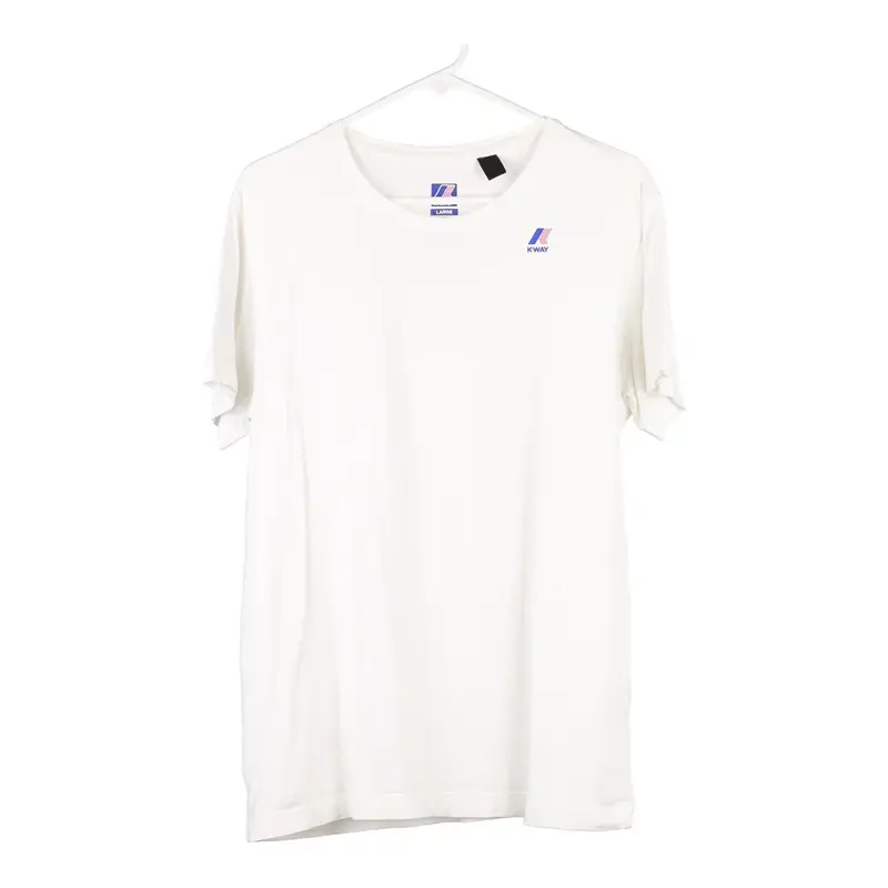 K-Way T-Shirt - Large White Cotton