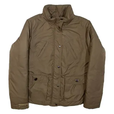 LEVI'S Womens Puffer Jacket Brown L