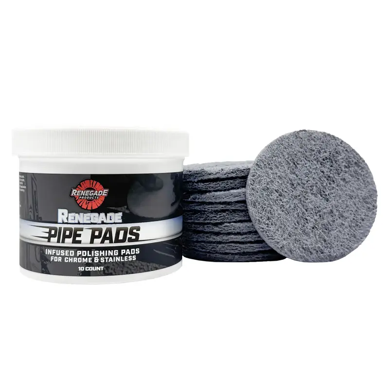 Renegade Products | Pipe Pads: Pipe Dream-Infused Polishing Pads - Pre-Saturated Scratch & Oxidation Remover (10 Count)