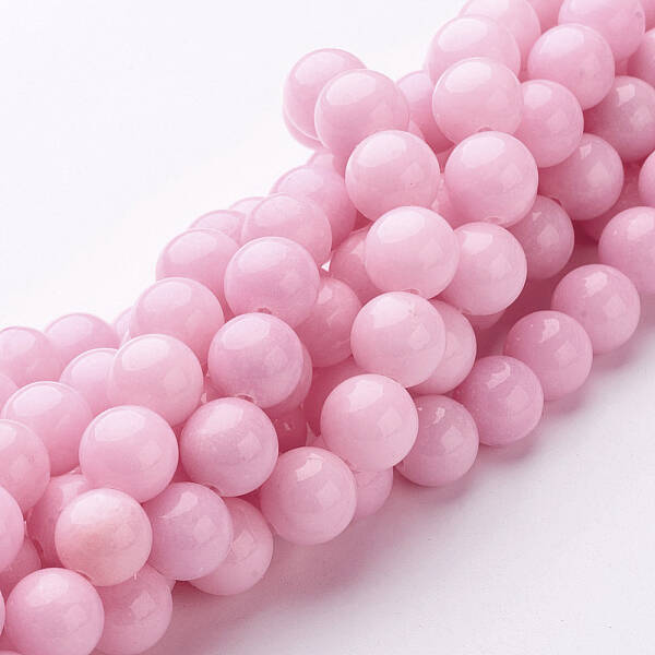 Natural Mashan Jade Round Beads Strands
