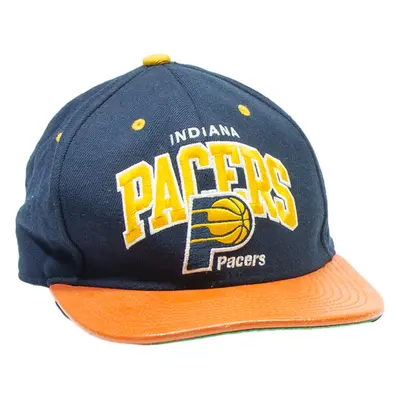 MITCHELL & NESS Indiana Pacers Mens Snapback Cap Blue Wool L