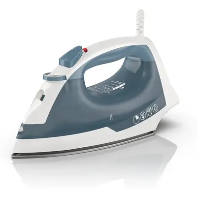 Easy Steam Compact Iron for Clothes, Automatic Shutoff, Nonstick Plate, Light Weight, 1200 Watts