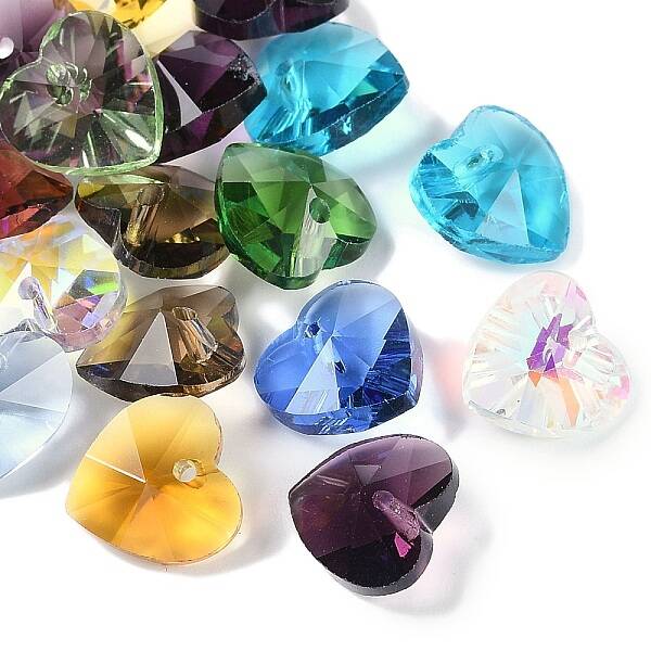 Romantic Valentines Ideas Glass Charms
