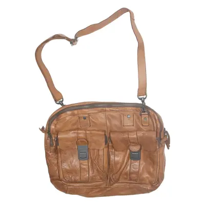 HARBOUR Womens Shoulder Bag Brown Leather