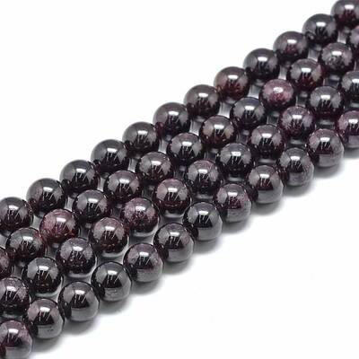 Natural Garnet Beads Strands