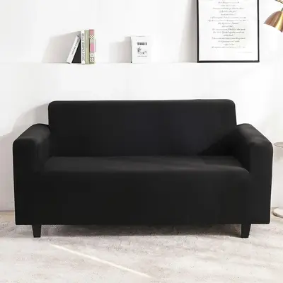 Solid Color Sofa Cover, Dustproof Sofa Slipcover, Stretch Couch Covers, Sofa Protector for Home Living Room Bedroom